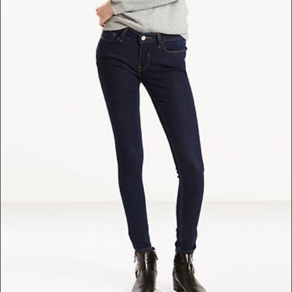 Levi Super Skinny Jeans 535 Dark Wash